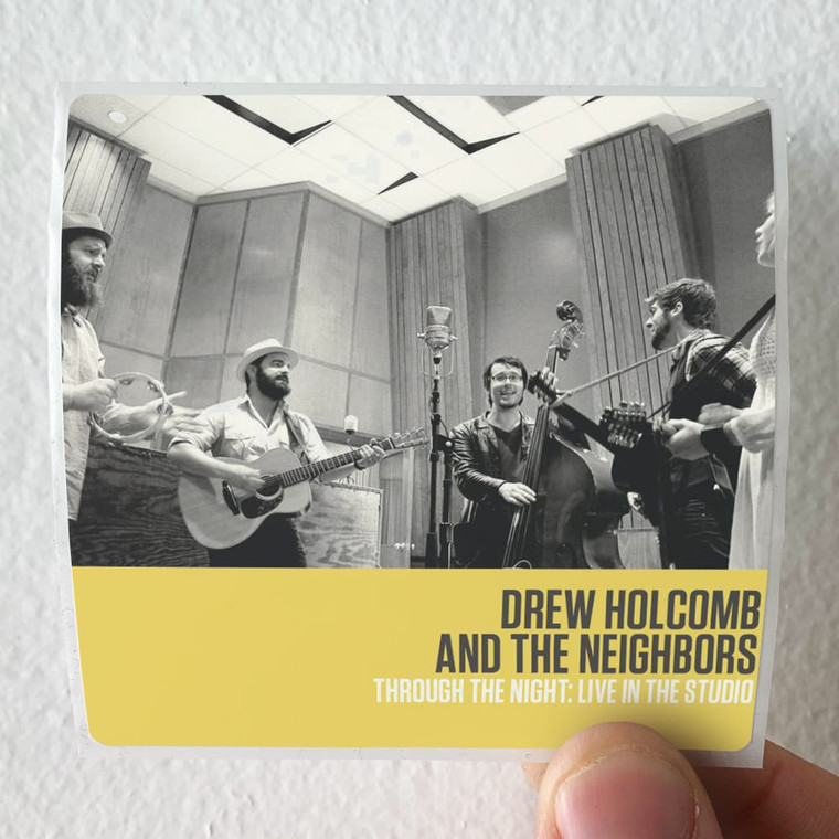 Drew-Holcomb-and-The-Neighbors-Through-The-Night-Live-At-The-Studio-Album-Cover-Sticker