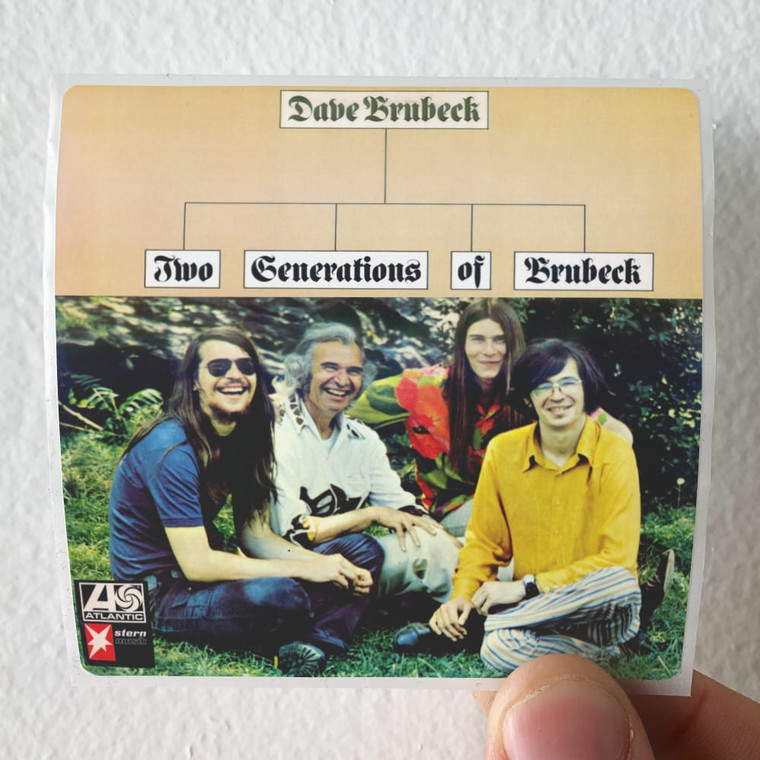Dave-Brubeck-Two-Generations-Of-Brubeck-Album-Cover-Sticker