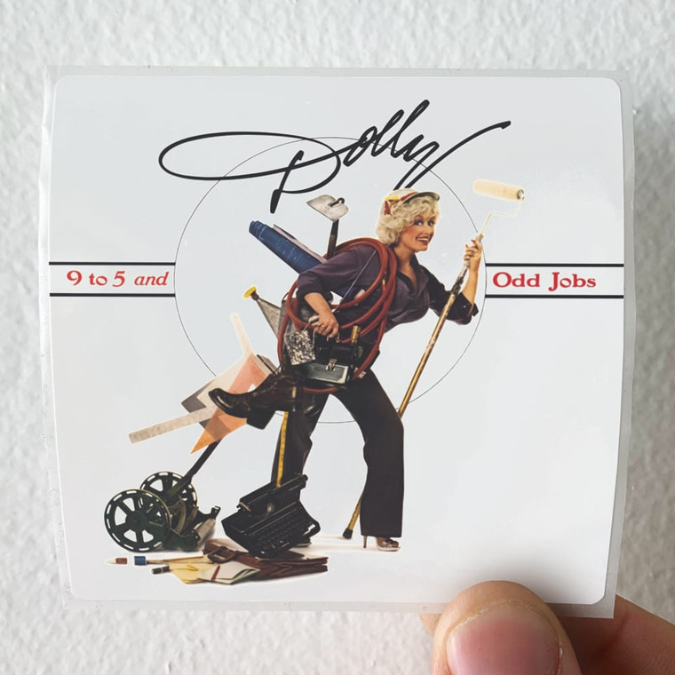 Dolly-Parton-9-To-5-And-Odd-Jobs-Album-Cover-Sticker Dolly-Parton-9-To-5-And-Odd-Jobs-Album-Cover-Sticker