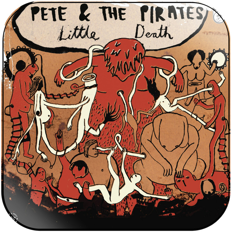 Pete and the Pirates Little Death Album Cover Sticker Album Cover Sticker