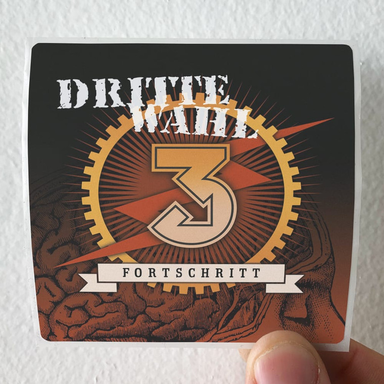 Dritte-Wahl-Fortschritt-Album-Cover-Sticker