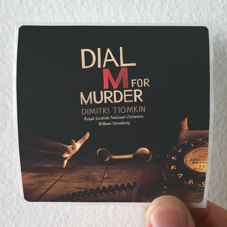 Dimitri-Tiomkin-Dial-M-For-Murder-Album-Cover-Sticker