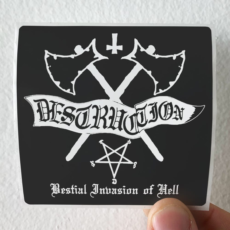 Destruction-Bestial-Invasion-Of-Hell-Album-Cover-Sticker