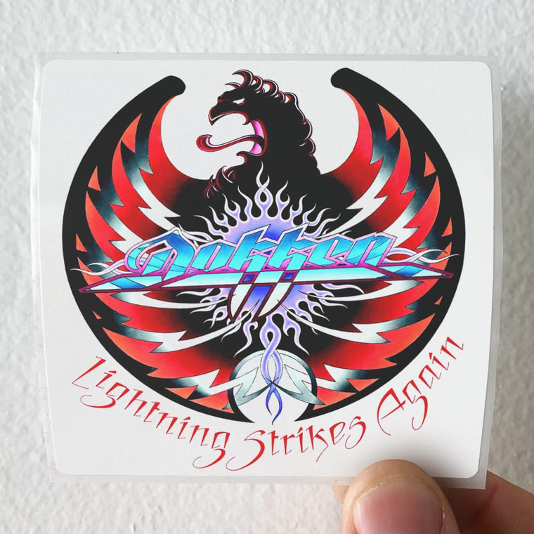 Dokken-Lightning-Strikes-Again-Album-Cover-Sticker