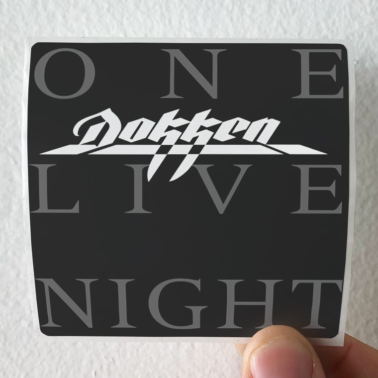 Dokken-One-Live-Night-6-Album-Cover-Sticker