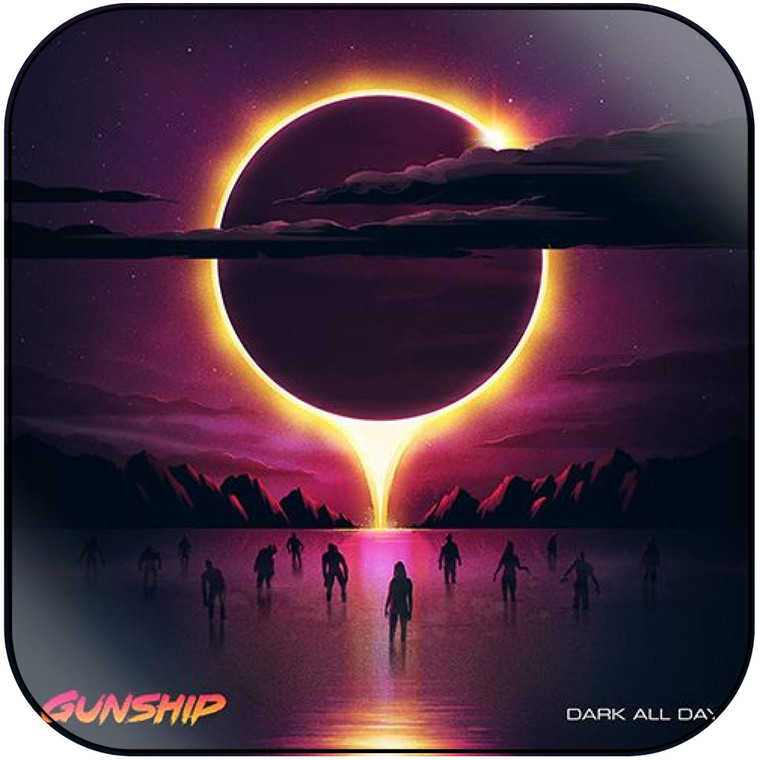Gunship Dark All Day Album Cover Sticker