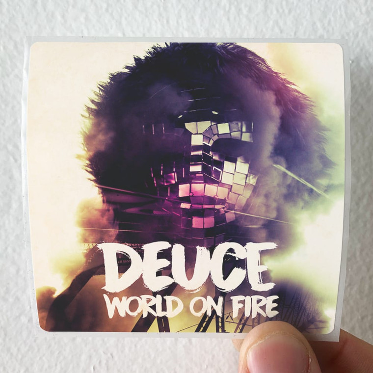 Deuce-World-On-Fire-Album-Cover-Sticker