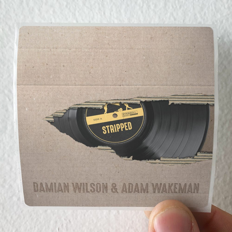 Damian-Wilson-Stripped-Album-Cover-Sticker
