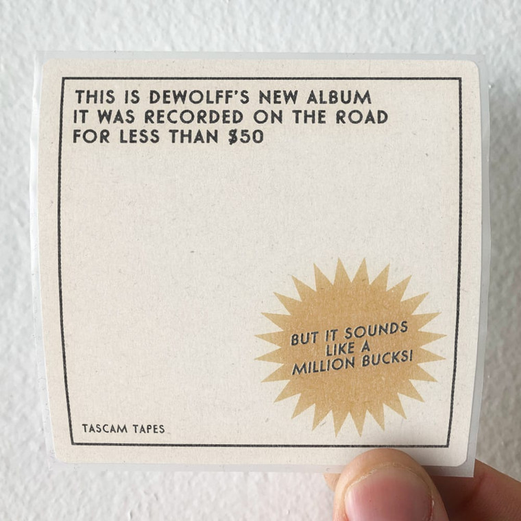 DeWolff-Tascam-Tapes-Album-Cover-Sticker