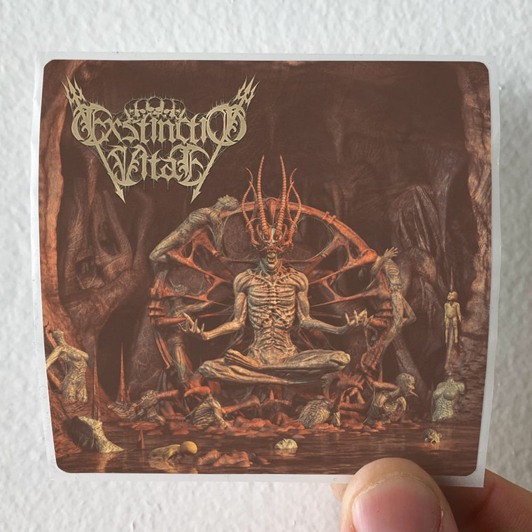 Exstinctio Vitae Selftitled Exstinctio Vitae Remixed Reissue Album Cover Sticker