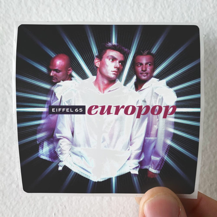 Eiffel 65 Europop 1 Album Cover Sticker