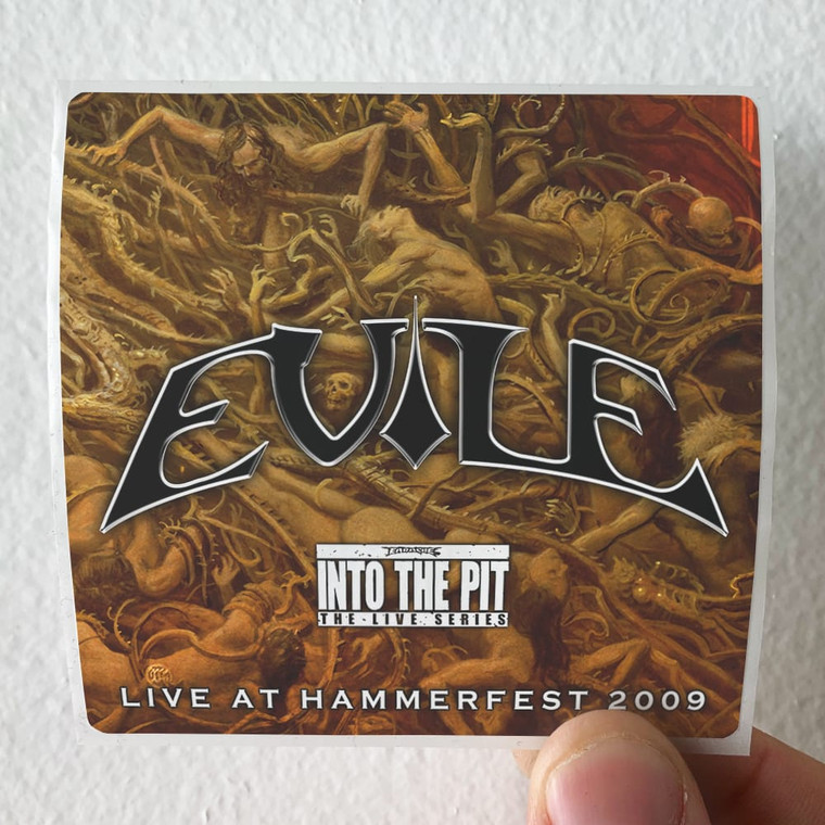 Evile Live At Hammerfest Album Cover Sticker