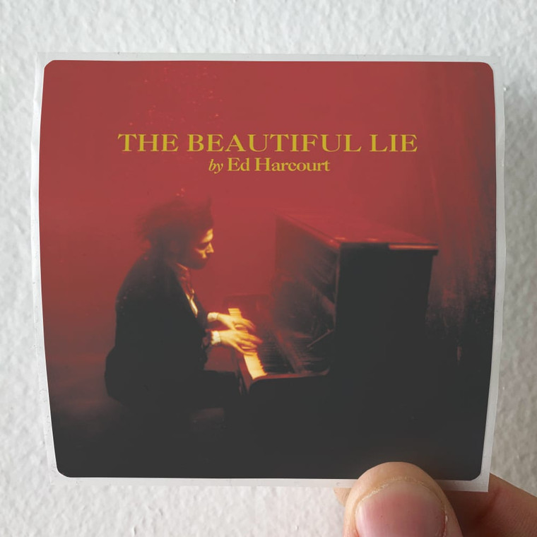 Ed Harcourt The Beautiful Lie Album Cover Sticker