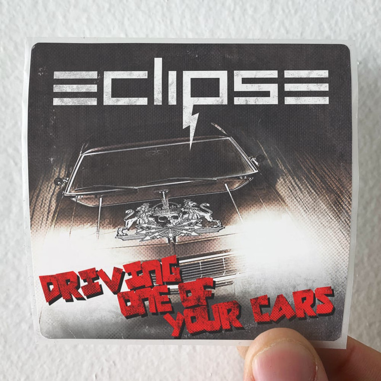 Eclipse Driving One Of Your Cars Album Cover Sticker