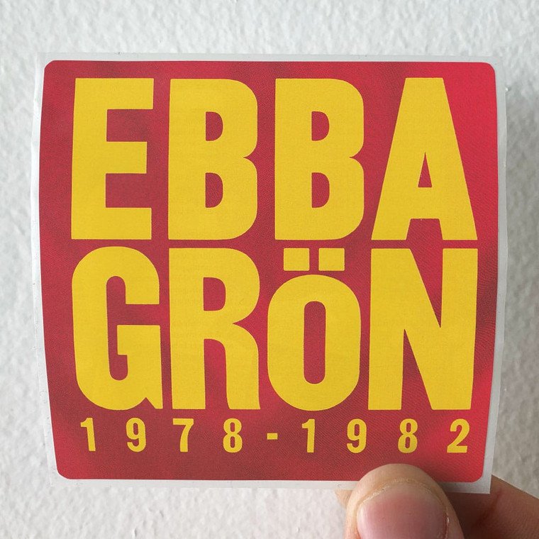 Ebba Gron 1978 1982 Album Cover Sticker