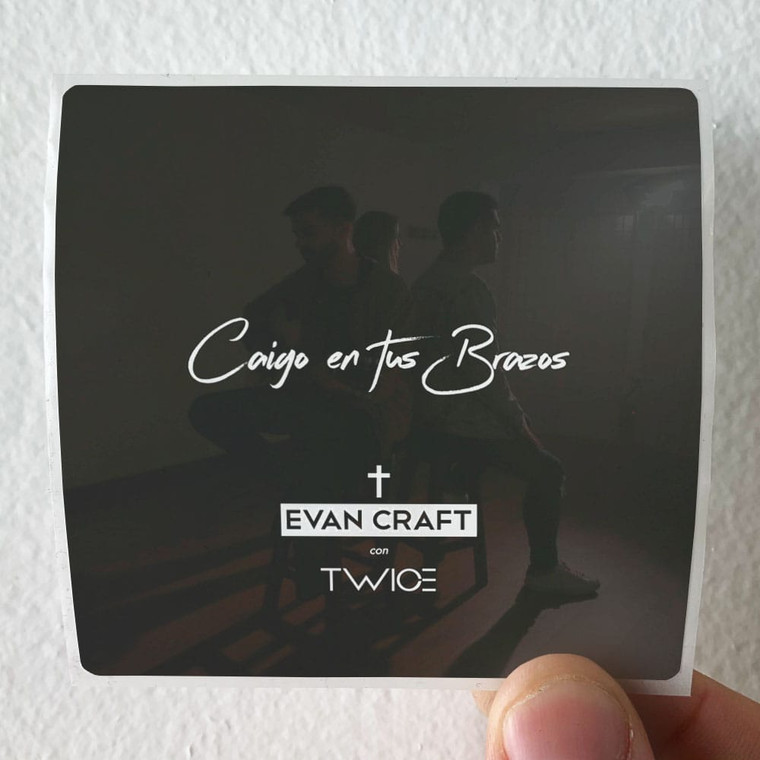 Evan Craft Caigo En Tus Brazos Album Cover Sticker