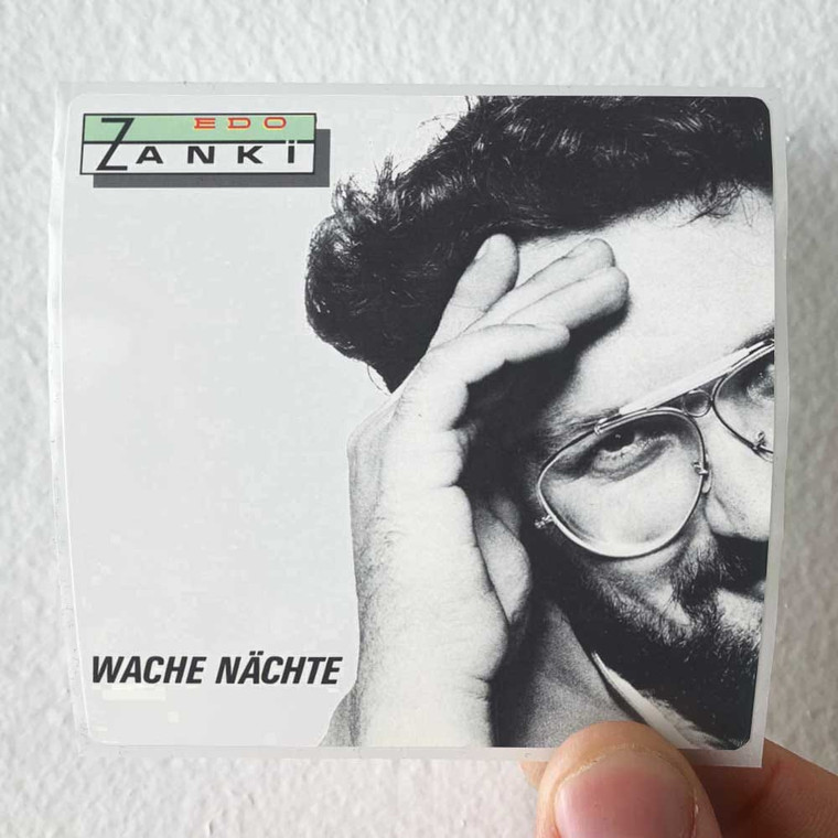 Edo Zanki Wache Nchte Album Cover Sticker