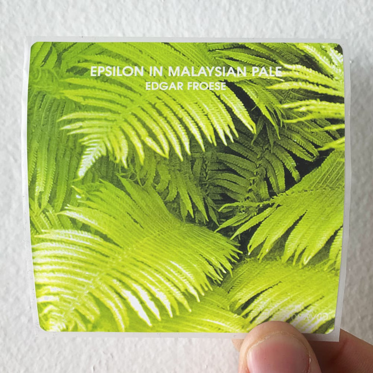 Edgar Froese Epsilon In Malaysian Pale Album Cover Sticker