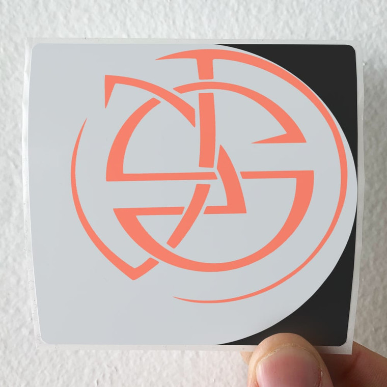 Echosilence Distorted Horizon Album Cover Sticker