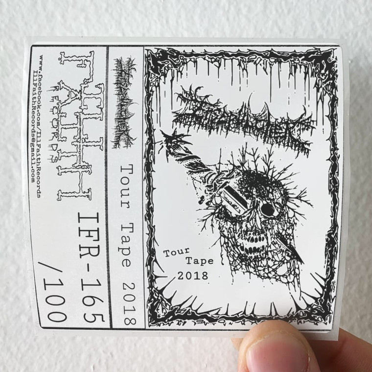 Ensepulcher Tour Tape 2018 Album Cover Sticker