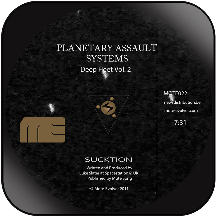 Planetary Assault Systems Deep Heet Vol 2 Album Cover Sticker Album Cover Sticker