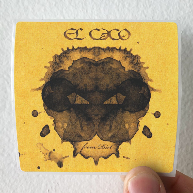 El Caco From Dirt Album Cover Sticker El Caco From Dirt Album Cover Sticker