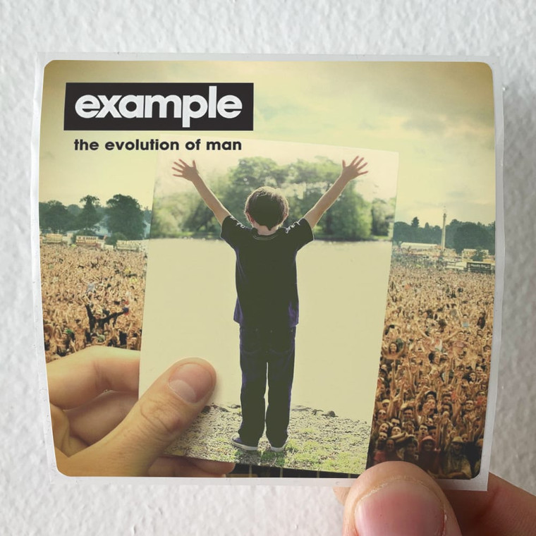 Example The Evolution Of Man Album Cover Sticker