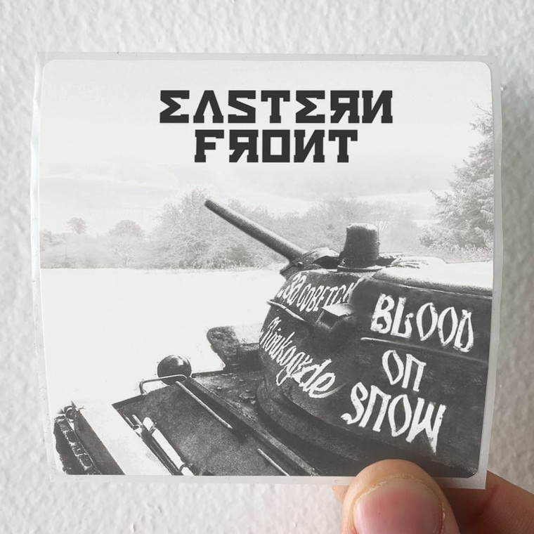 EASTERN FRONT Blood On Snow Album Cover Sticker