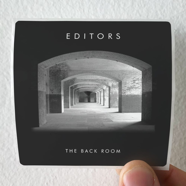 Editors The Back Room Album Cover Sticker