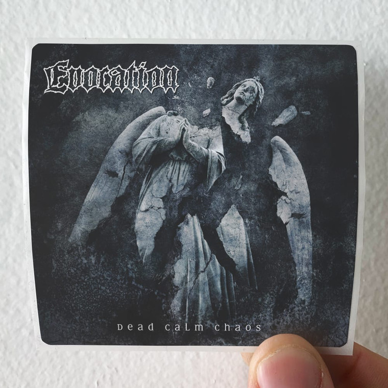 Evocation Dead Calm Chaos Album Cover Sticker