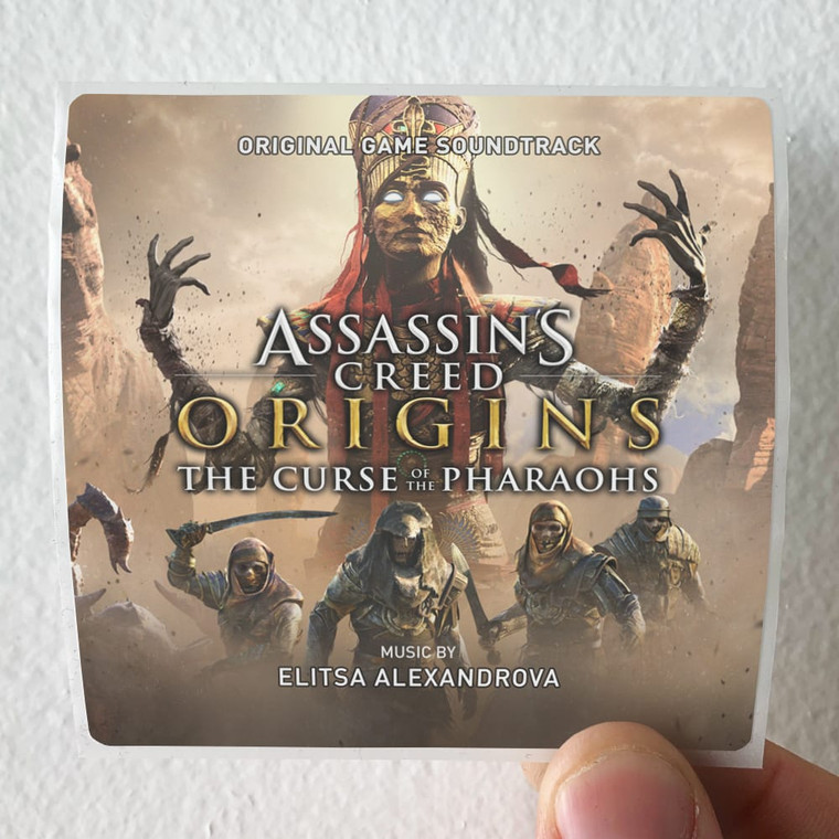 Elitsa Alexandrova Assassins Creed Origins The Curse Of The Pharaohs Original G Album Cover Sticker