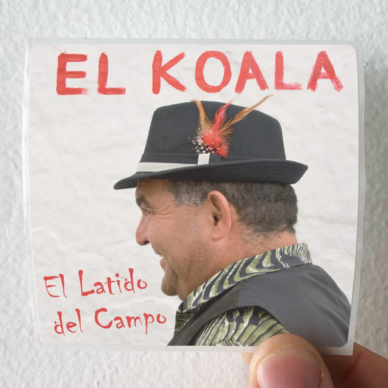 El Koala El Latido Del Campo Album Cover Sticker