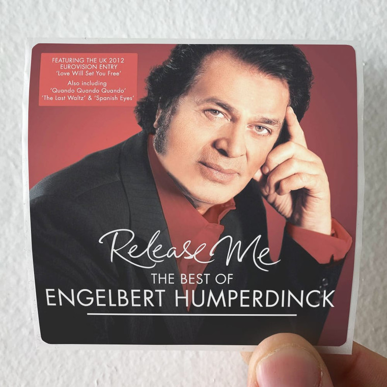 Engelbert Humperdinck Release Me The Best Of Engelbert Humperdinck Album Cover Sticker