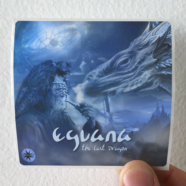 Eguana The Last Dragon Album Cover Sticker