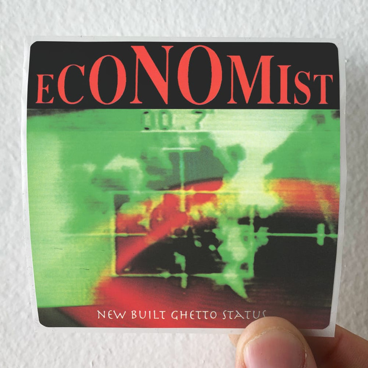 Economist New Built Ghetto Status Album Cover Sticker