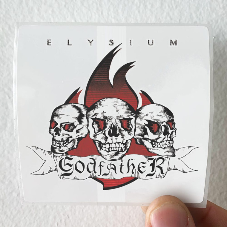 Elysium Godfather Album Cover Sticker