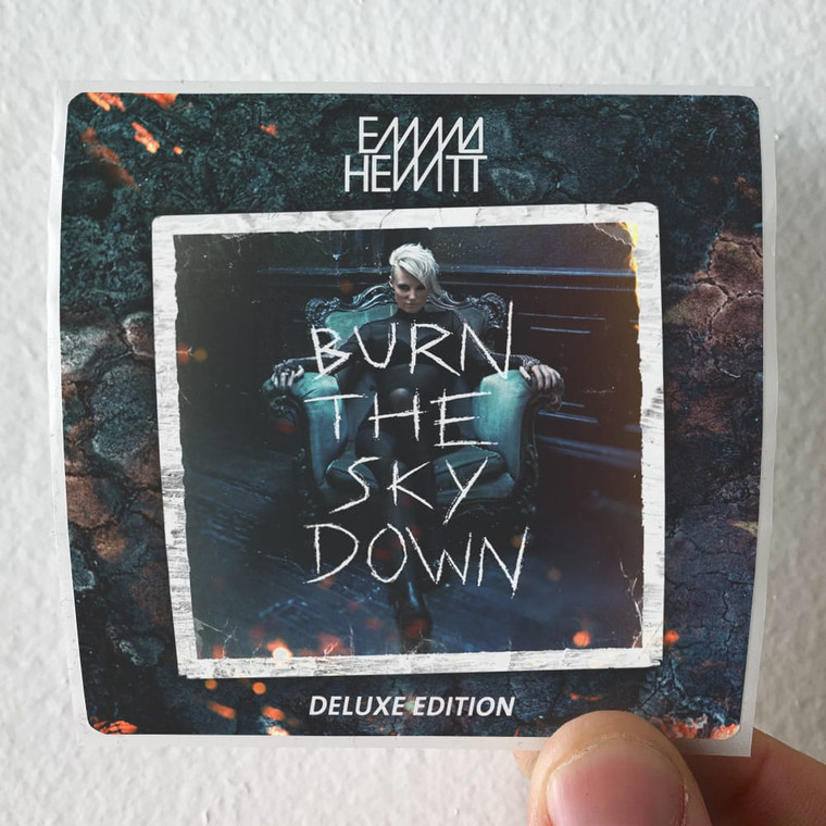 Emma Hewitt Burn The Sky Down Album Cover Sticker