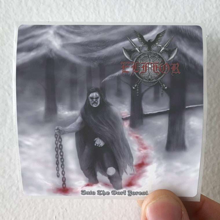 Elffor Into The Dark Forest Album Cover Sticker