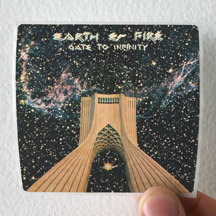 Earth and Fire Gate To Infinity Album Cover Sticker