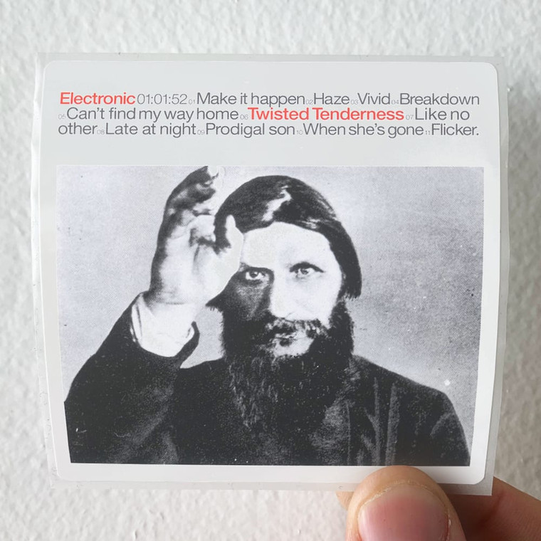 Electronic Twisted Tenderness Album Cover Sticker