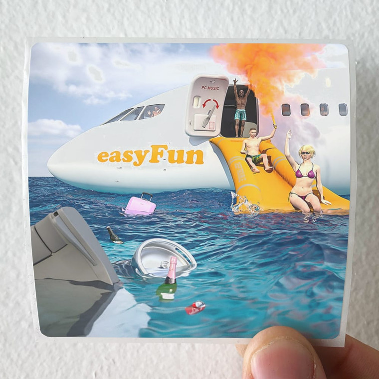 easyFun Deep Trouble Album Cover Sticker