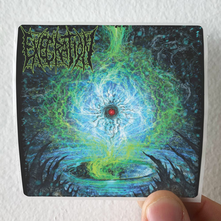 Execration The Acceptance Of Zero Existence Album Cover Sticker