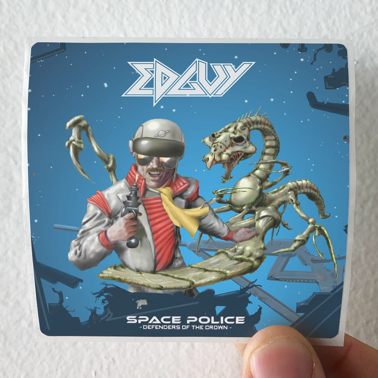 Edguy Space Police Defenders Of The Crown Album Cover Sticker