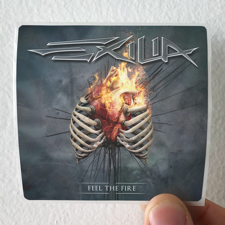Exilia Feel The Fire Album Cover Sticker