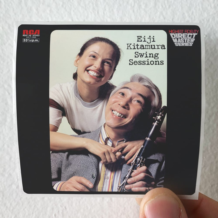 Eiji Kitamura Swing Sessions Album Cover Sticker