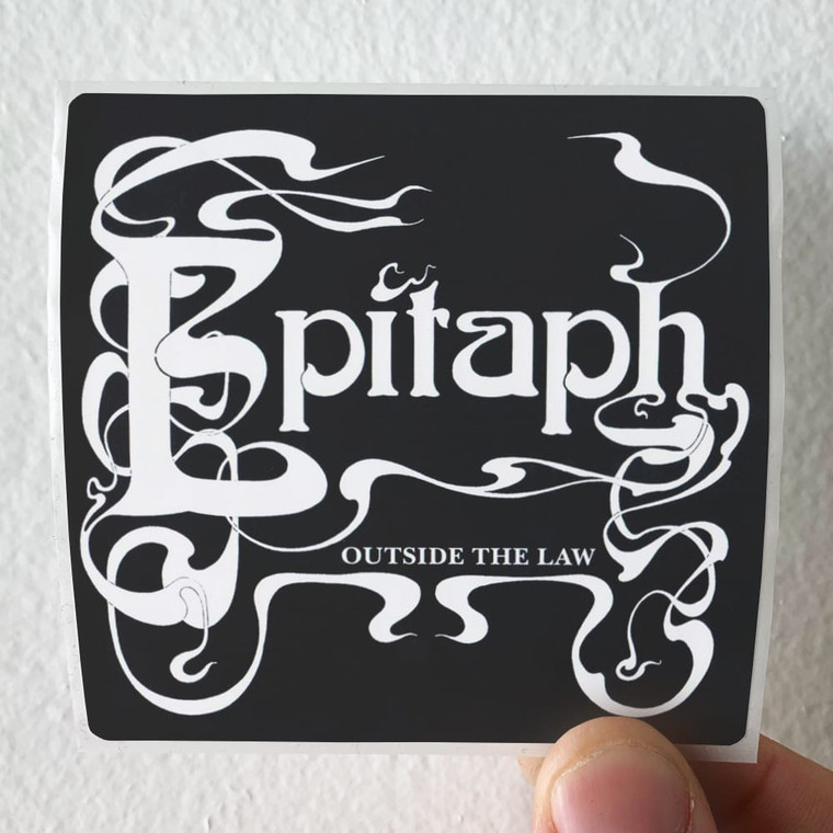 Epitaph Outside The Law Album Cover Sticker