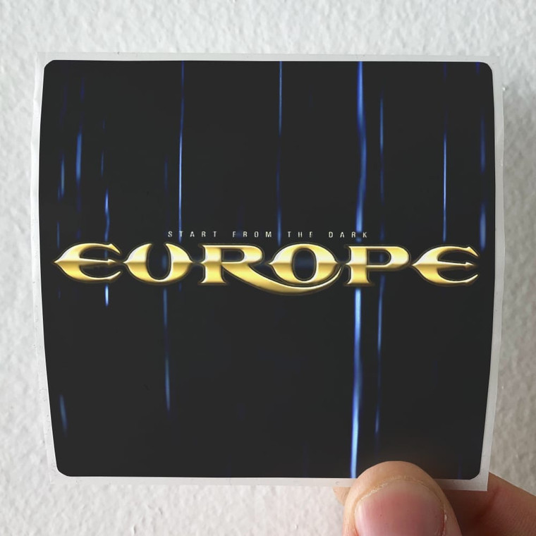 Europe Start From The Dark Album Cover Sticker