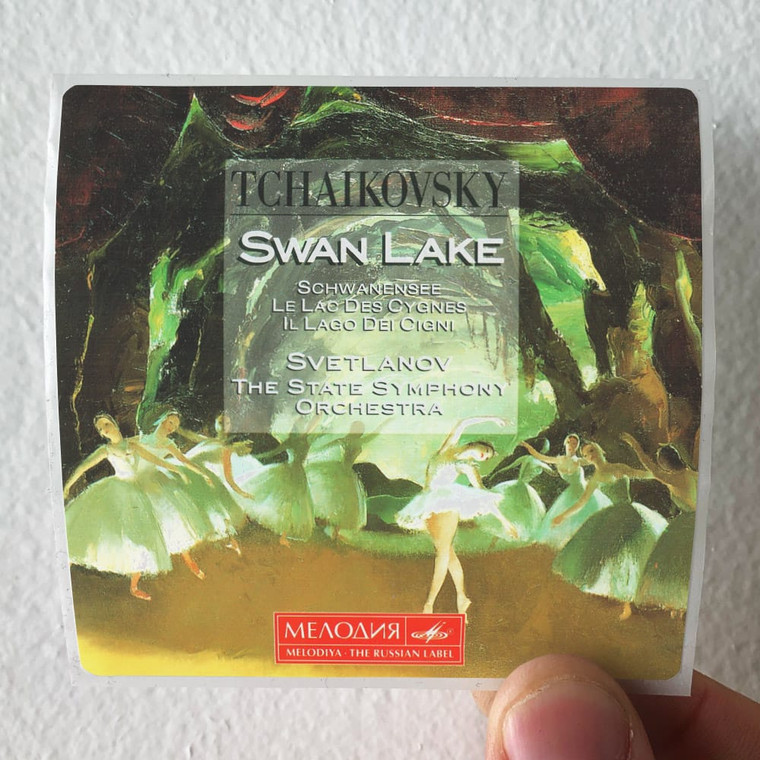 Evgeny Fyodorovich Svetlanov Swan Lake Album Cover Sticker