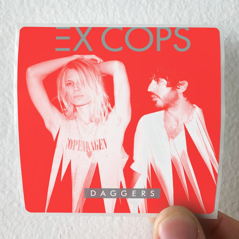 Ex Cops Daggers Album Cover Sticker