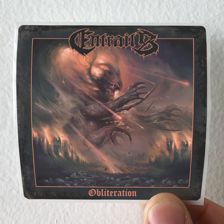 Entrails Obliteration Album Cover Sticker